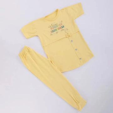 بيجامه تيشرت وبنطلون بناتي الوان متعدده من او اي